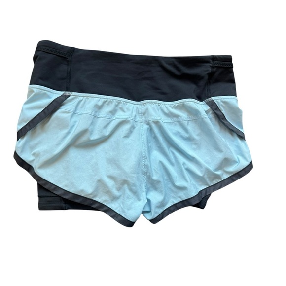 Lululemon Run Speed Squad Shorts Blue Gray Women’s Size 4 - Picture 5 of 10